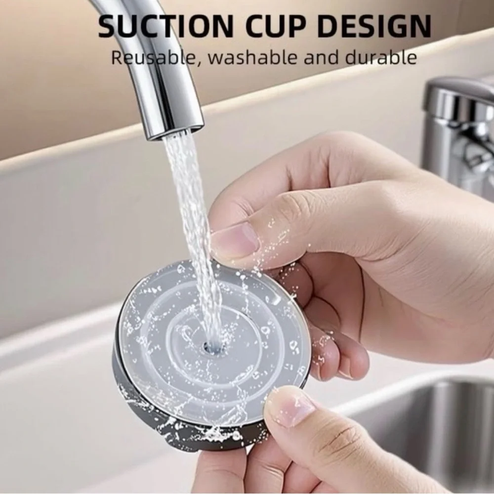 💞 New Black Anti-Rust Suction Wall Hook for Bath